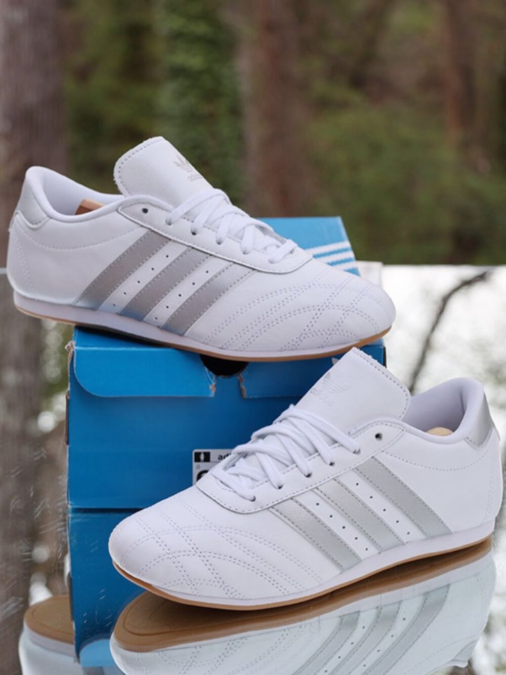 Adidas Taekwondo Lace White Silver Gum